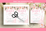 Baby in Bloom Baby Shower Template, an Invitation Template by SmmrDesign (Thumbnail 5 of 7)