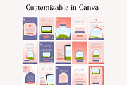Pinterest Pin Templates Bold Canva, a Social Media Template by HerstedHertz (Thumbnail 6 of 9)