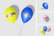 Balloon mockup, a Product Mockup by DxSLEX (Thumbnail 1 of 5)