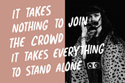 Ramsipe Carbion Bold Gritty Handmade, a Handwritten Font by Maulana Creative (Thumbnail 5 of 7)