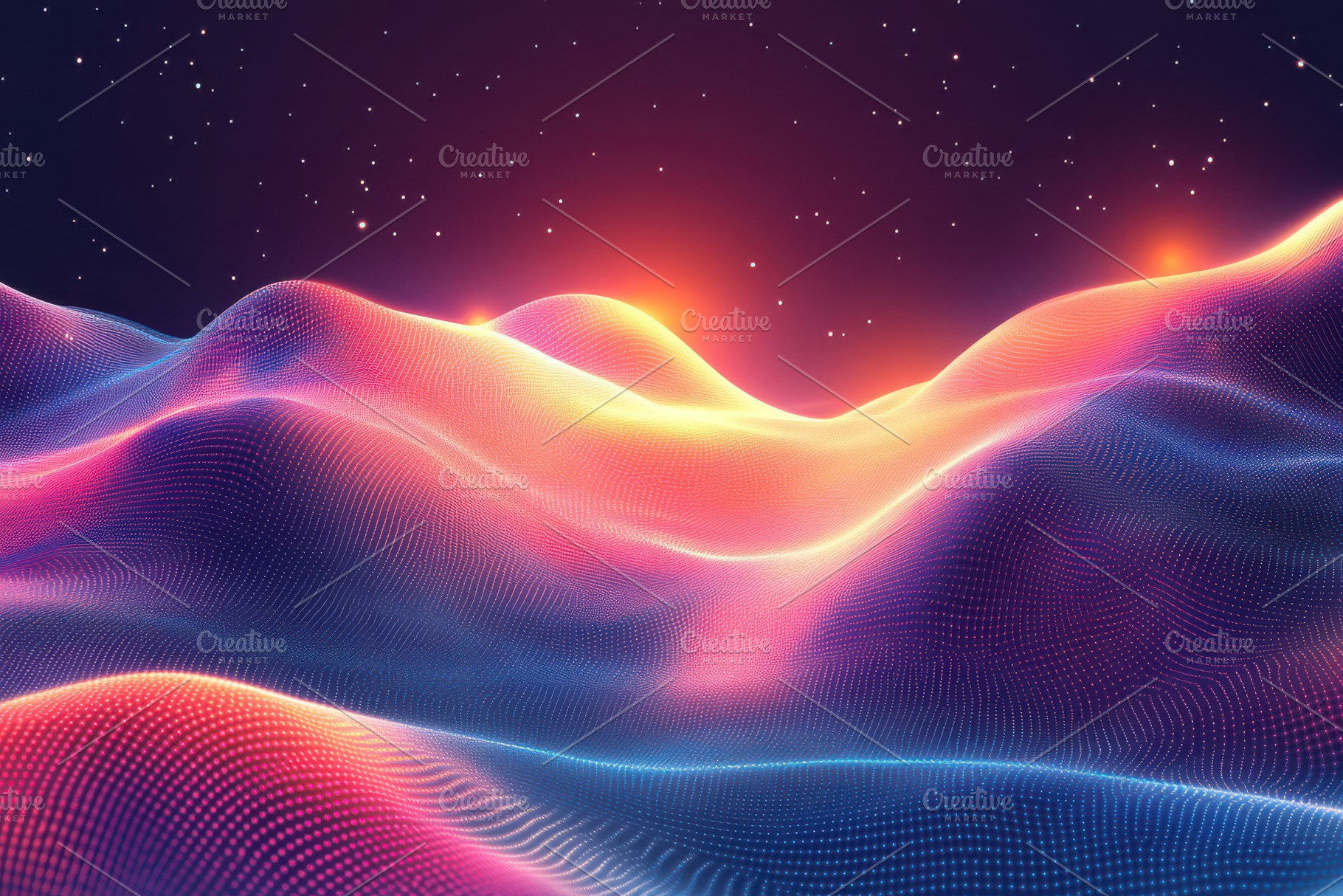 Abstract colorful blurred gradient m, an Abstract Photo by Pixeness Studio
