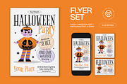 Halloween Party Flyer, a Flyer Template by graphicook (Thumbnail 1 of 3)