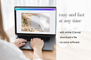 Card Mockup 5x7 Online Edit 8e Canva, a Product Mockup by PawMockups 2 (Thumbnail 3 of 8)