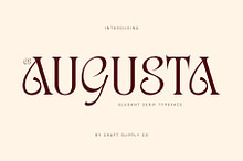 CS Augusta – Elegant Serif Font