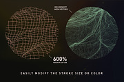 VECTOR+PNG | DIGITAL WAVES, a Texture Graphic by RuleByArt (Thumbnail 2 of 5)