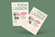 Yoga Class Flyer, a Flyer Template by Creativestoree (Thumbnail 5 of 5)