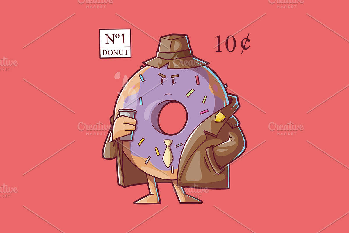 The Missing Hole, a Food Illustration by pedrors