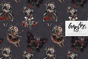 Creepy Halloween Voodoo Patterns, a Pattern Graphic by KaramfilaS (Thumbnail 4 of 14)