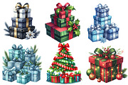 Christmas Gifts Clipart, an Illustration by Designworld (Thumbnail 3 of 6)