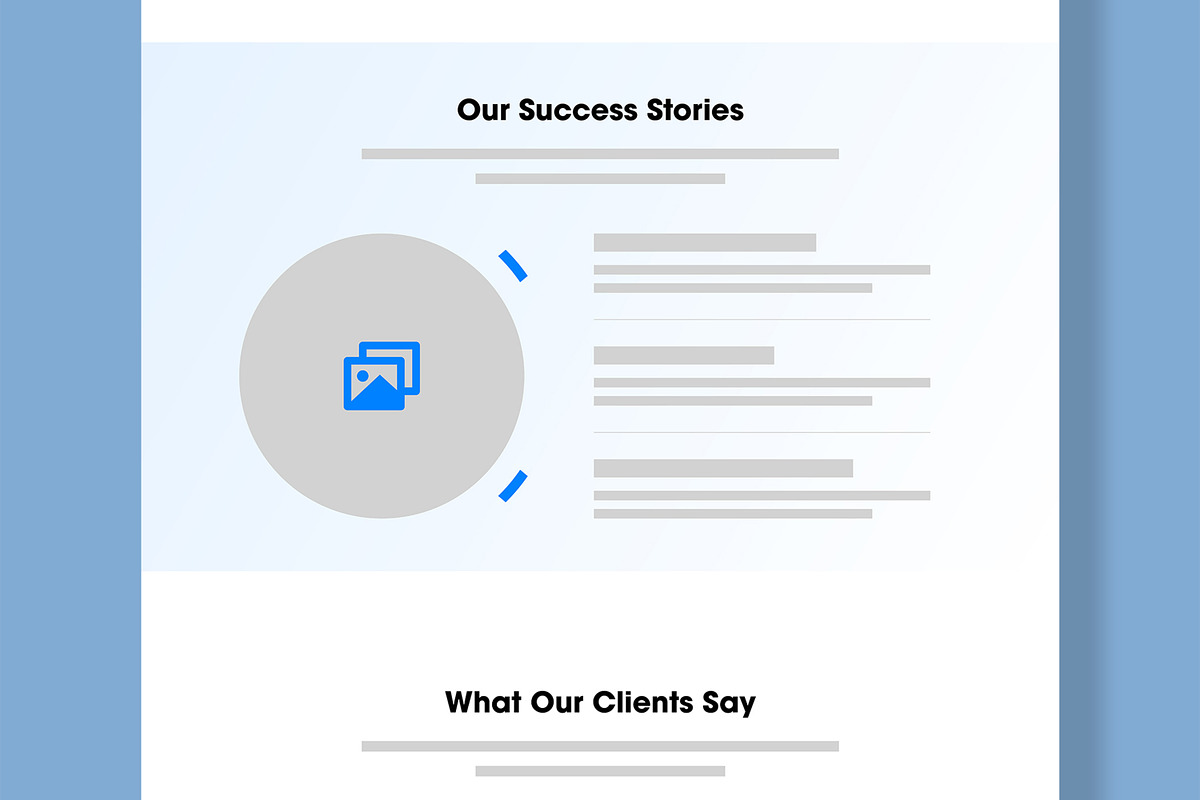 Marketing Wireframe Landing Page, a Landing Page Template by MightyDesign (Photo 4 of 10)