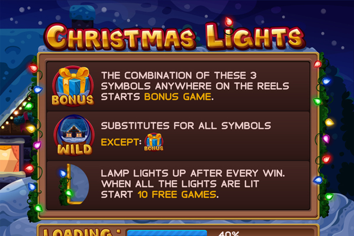 Christmas lights slots game kit, an Illustration by Saranai Store (Photo 8 of 11)