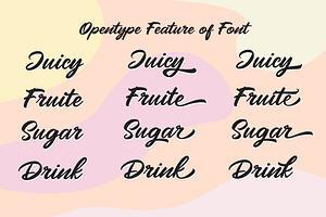 Mangotea - Script Font