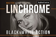 Linchrome Black & White Actions, an Action Add-On by skybluecreative (Thumbnail 1 of 11)