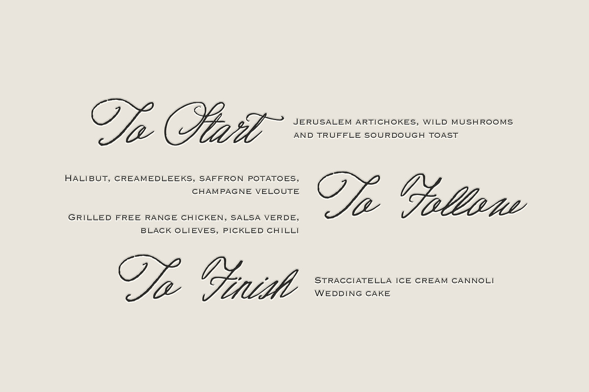 Maison Sezanne | Handwritten Font, a Script Font by Calamar Studio (Photo 4 of 15)