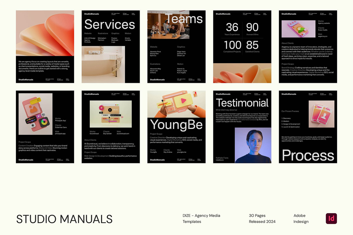 DIZE - Agency Media Templates, a Social Media Template by Studio Manuals (Photo 5 of 8)
