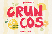 Cruncos, a Handwritten Font by Artisan Themes (Thumbnail 1 of 11)