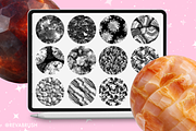 Procreate Crystal texture brushes, a Brush Add-On by Revabrush (Thumbnail 7 of 7)