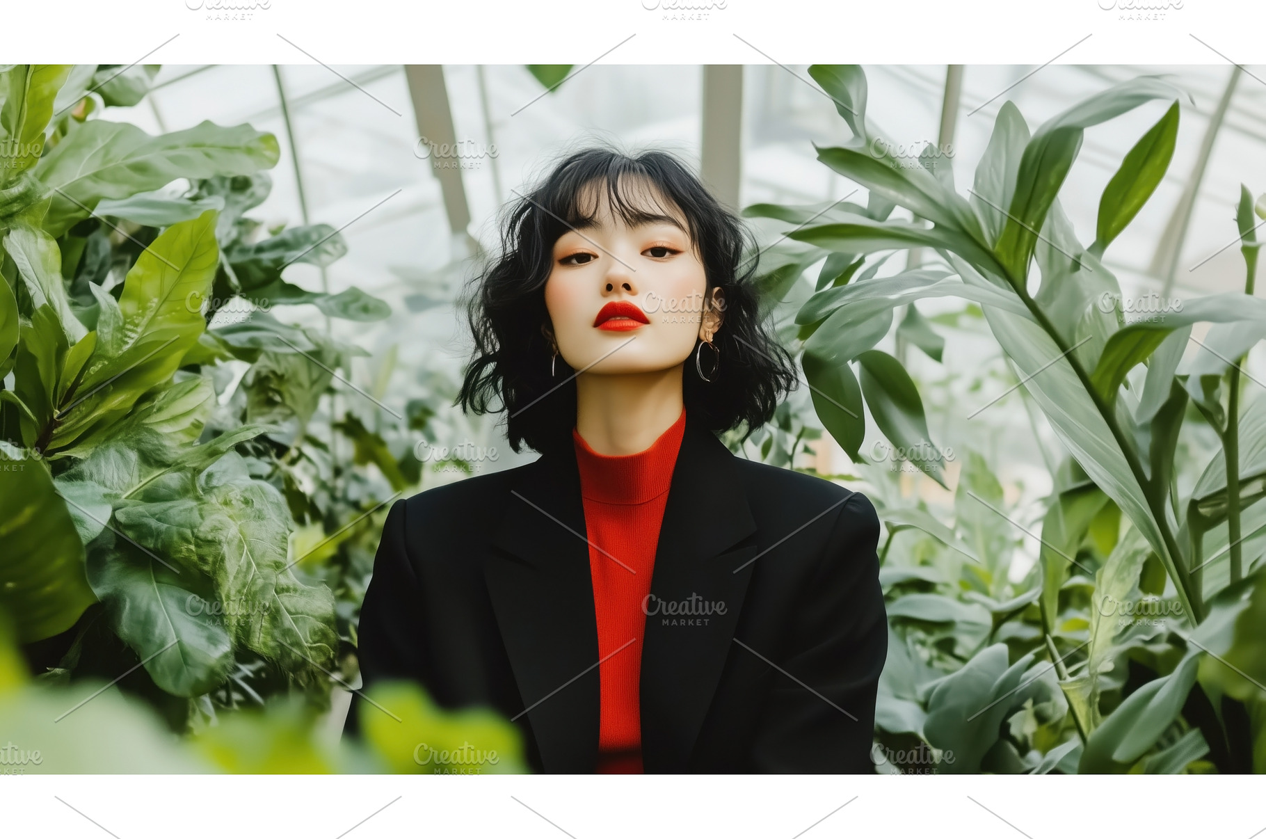 Asian woman in a stylish outfit, a Person Photo by Sergey Kotenev