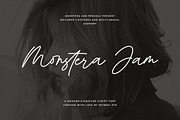 Monstera Jam Modern Signature Font, a Handwritten Font by Heinzel Std (Thumbnail 1 of 19)