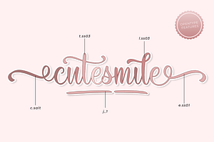 Cute Smile - Handwritten Font