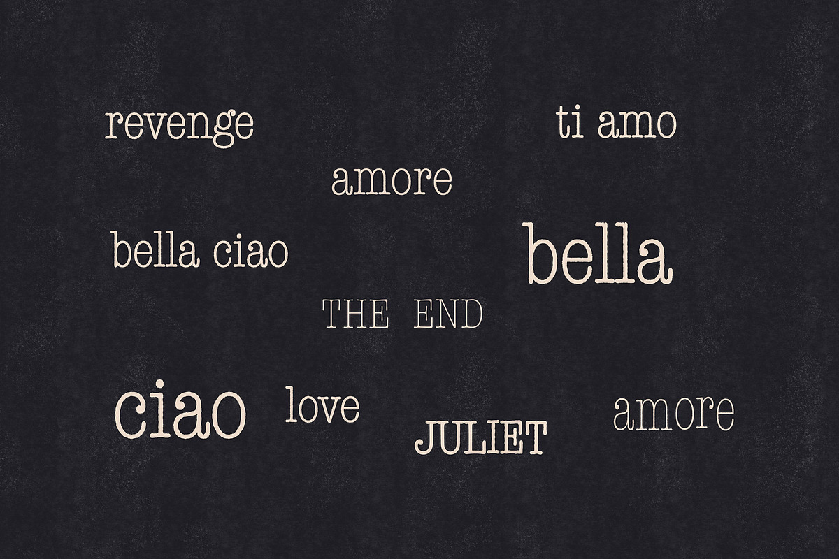 Juliet, Amore Mio graphic set, an Object Illustration by Paper Cherry (Photo 8 of 18)
