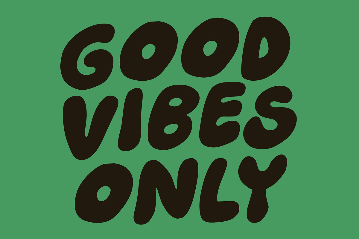 CS Shimer – Bubble Font, a Sans Serif Font by Craft Supply Co. (Photo 4 of 8)