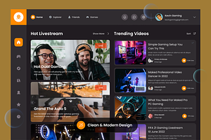 Maxtube - Video Streaming Dashboard