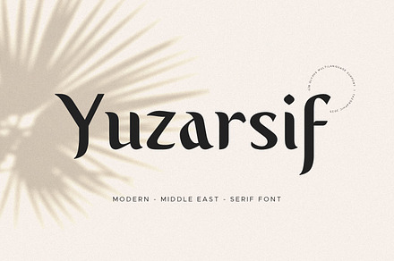 Yuzarsif - Modern Serif Font, a Serif Font by tkzgraphic