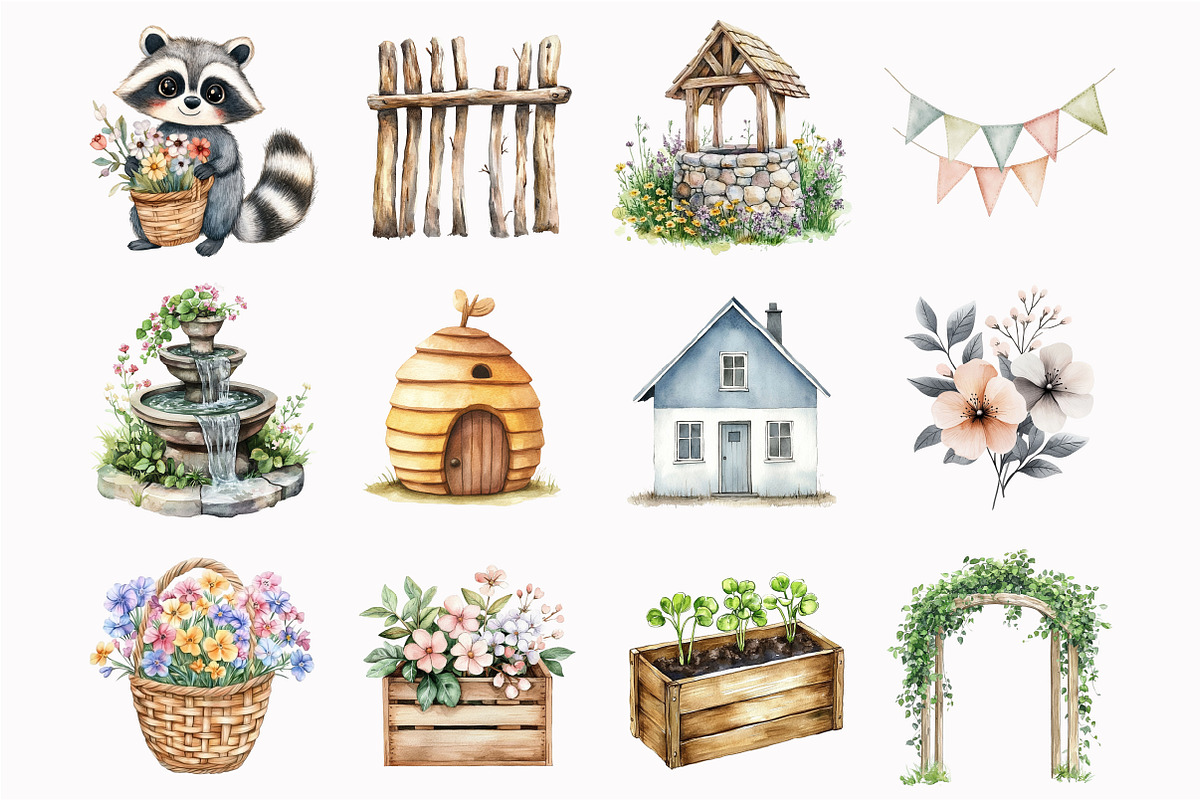 Garden Pals Clipart, a Seasonal Illustration by Design Market (Photo 5 of 5)