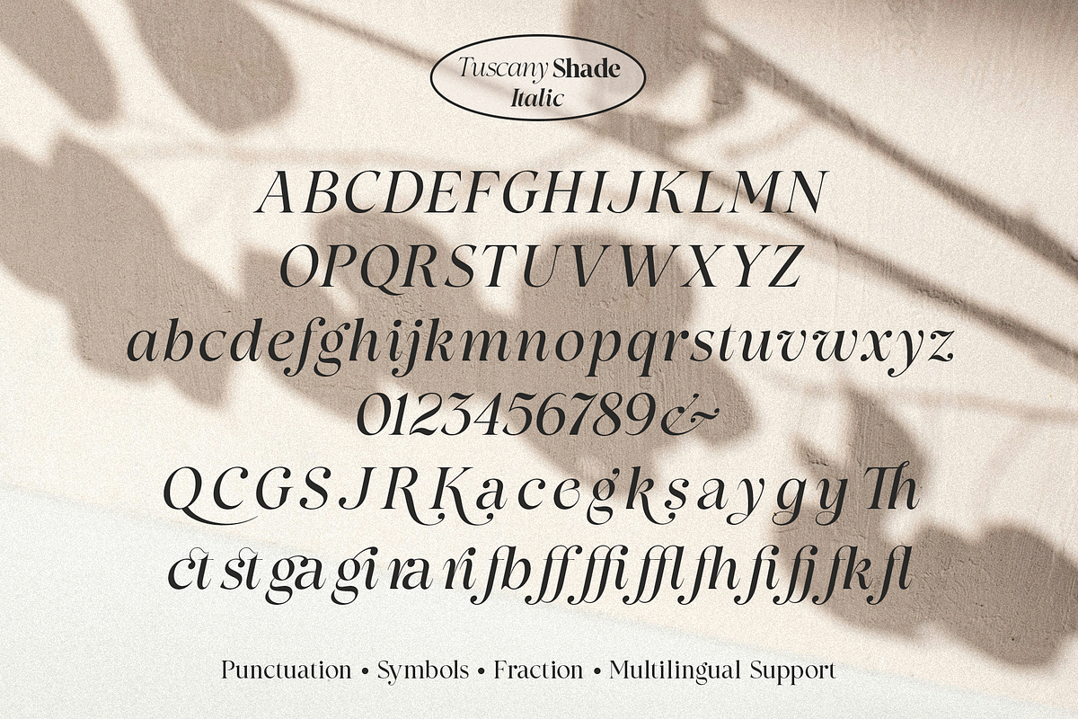 Tuscany Shade, a Serif Font by Larin Type Co. (Photo 18 of 20)