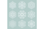 Set of Vector Snowflakes, a Texture Graphic by FineArtStudio (Thumbnail 1 of 3)
