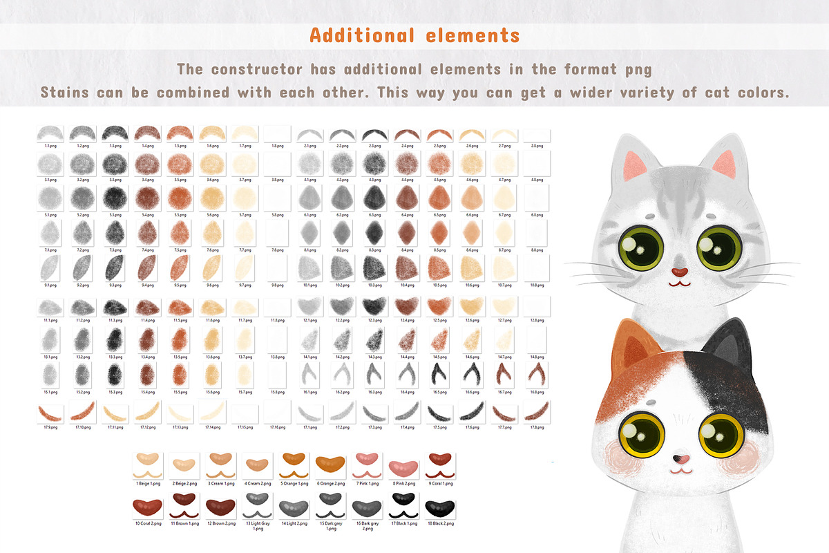 Cat Portrait Creator. Pet Constructor