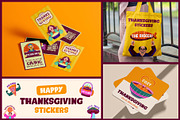 Thanksgiving Stickers Set, an Emoji Icon by Brickclay (Thumbnail 3 of 8)