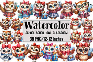 School School Owl Classroom, an Illustration by Design Market