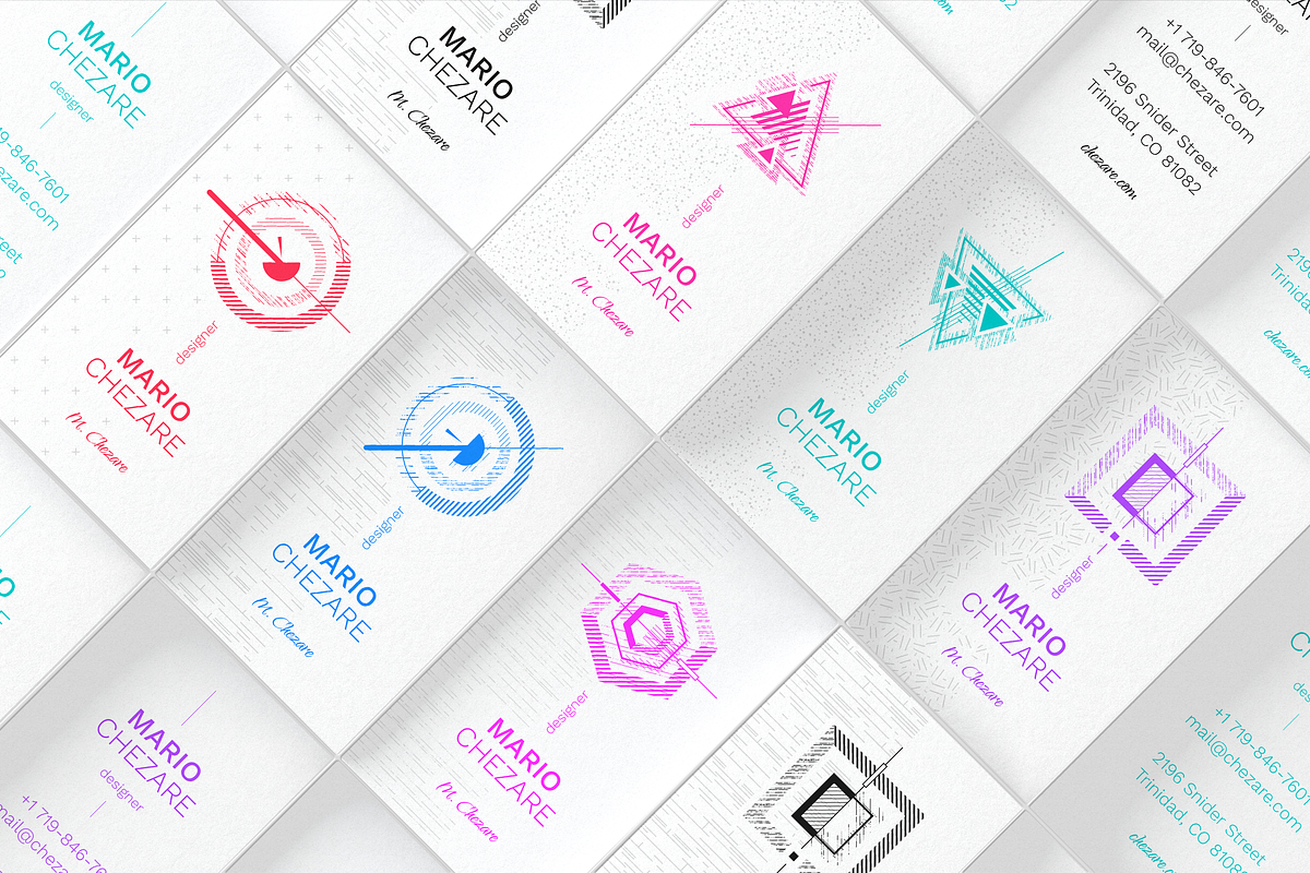 Chezare Bundle. 22 Businness Cards, a Business Card Template by le-genda (Photo 11 of 11)