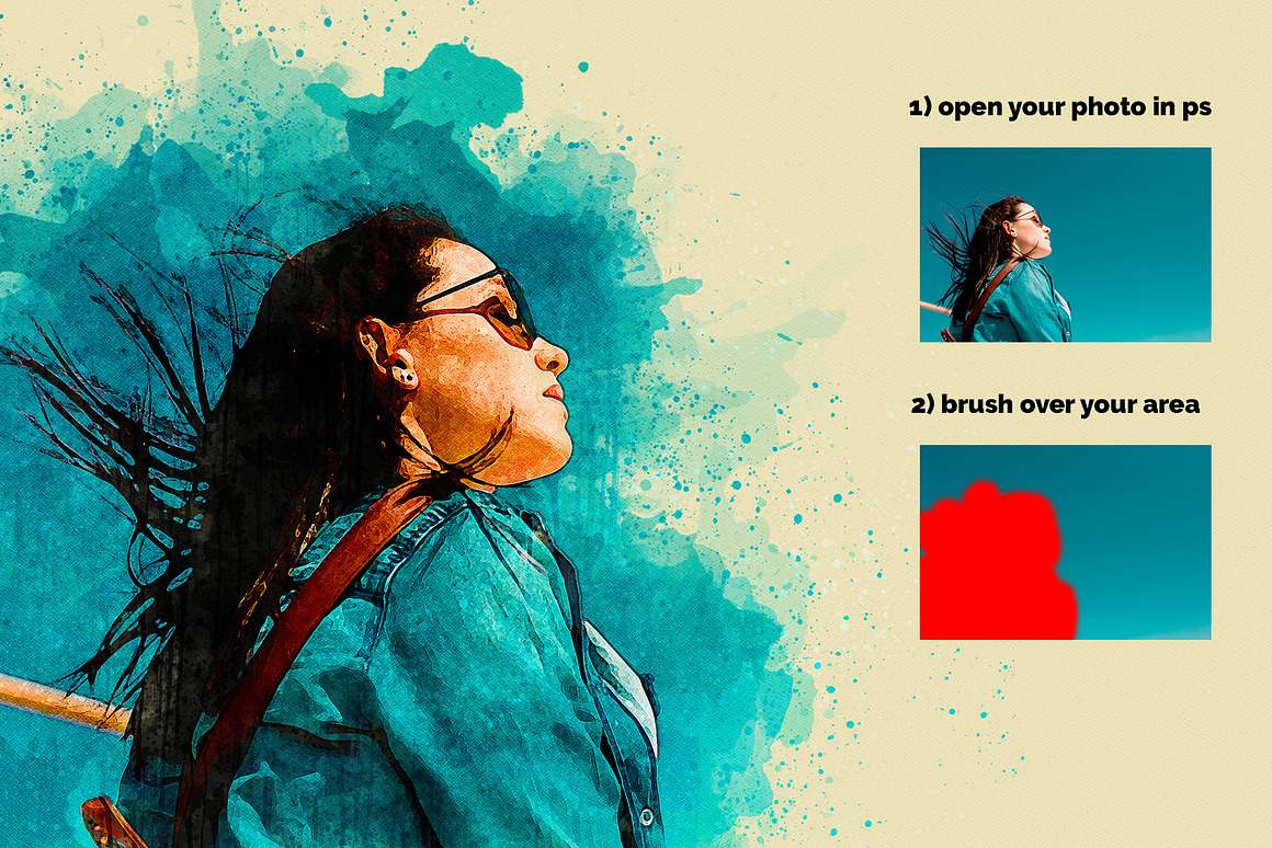 830 Creative Photoshop Action BUNDLE, an Action Add-On by Design Forest (Photo 27 of 133)