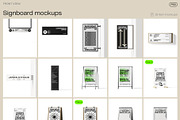 S-Signs mockups, an Advertising Mockup by Creatoom (Thumbnail 10 of 10)
