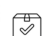 43 Delivery Parcel Icon Set, an Outline Icon by adenpinkstore (Thumbnail 2 of 13)