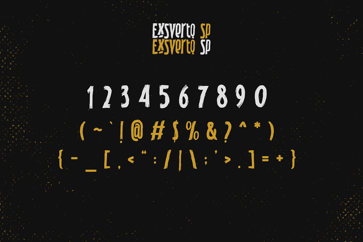 Exsverto Sp, a Font by ilhamtaro (Photo 10 of 12)