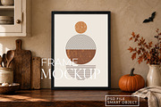 Autumn Kitchen Potrait Frame Mockup, a Household Mockup by AYAKA Studio Co. (Thumbnail 4 of 5)