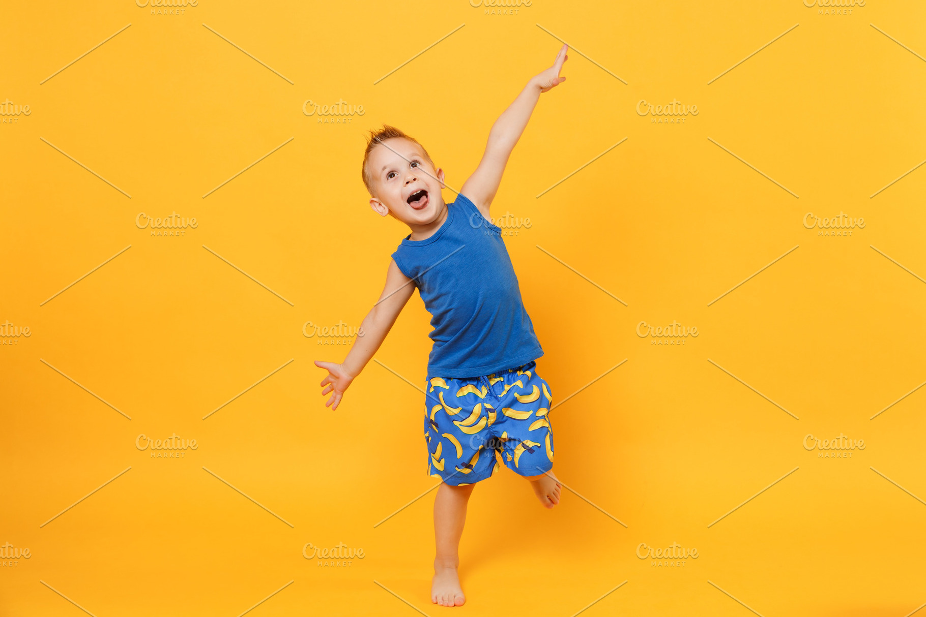 Smiling fun kid boy 34 years old we stock photo containing sincere and, a Person Photo by ViDi Studio