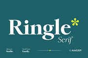Ringle, a Serif Font by Attract Studio (Thumbnail 1 of 13)