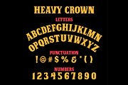 Heavy Crown Font, a Serif Font by Kern Club (Thumbnail 6 of 8)