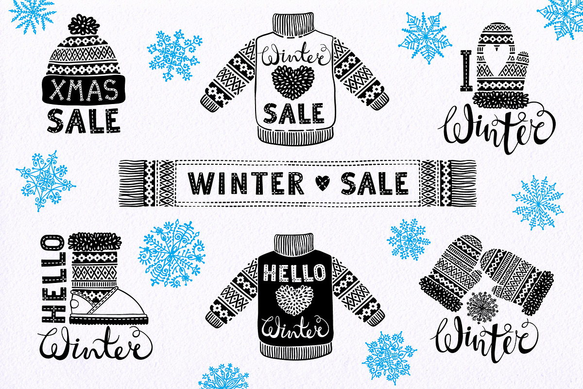 Winter KNITWEAR, a Decorative Illustration by Baksiabat (Photo 5 of 6)