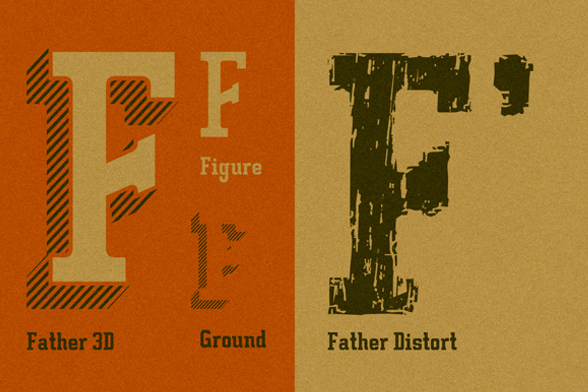 Father Typeface preview 4