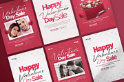 Valentine's Day Flyers Bundle, a Flyer Template by Saman Osama (Thumbnail 7 of 7)