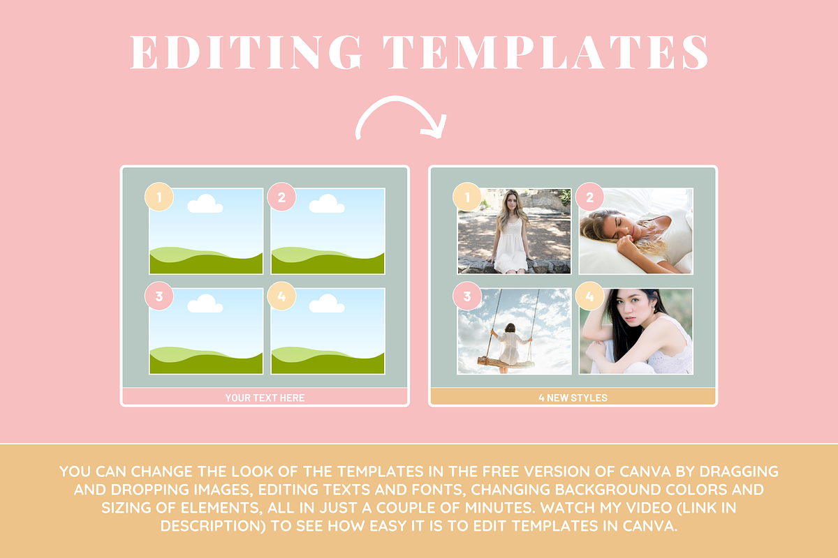 Pastel Etsy Listing Templates, a Branding & Logo Template by SunshineStudioBoutique (Photo 7 of 8)