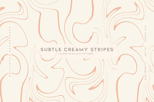 Subtle Creamy Stripes