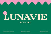 Lunavie Rounded, a Serif Font by Craft Supply Co. (Thumbnail 1 of 8)