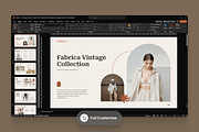 Fabrica – Vintage Fashion PowerPoint, a Presentation Template by SLAB! Design (Thumbnail 3 of 6)